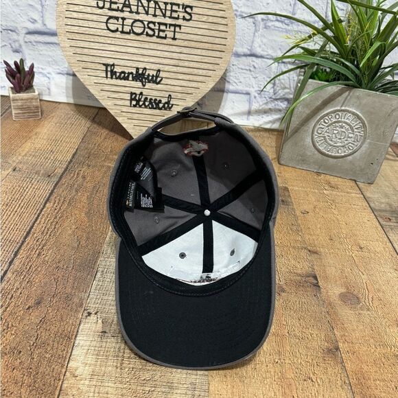 Harley Davidson Ball Cap Logo Adjustable Hat Men's Genuine Logo Patch Cap - Picture 6 of 9